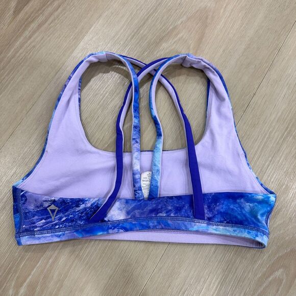 Ivivva by Lululemon Girls Reversible Sports Bra, Blue, Size 10 - Picture 2 of 6